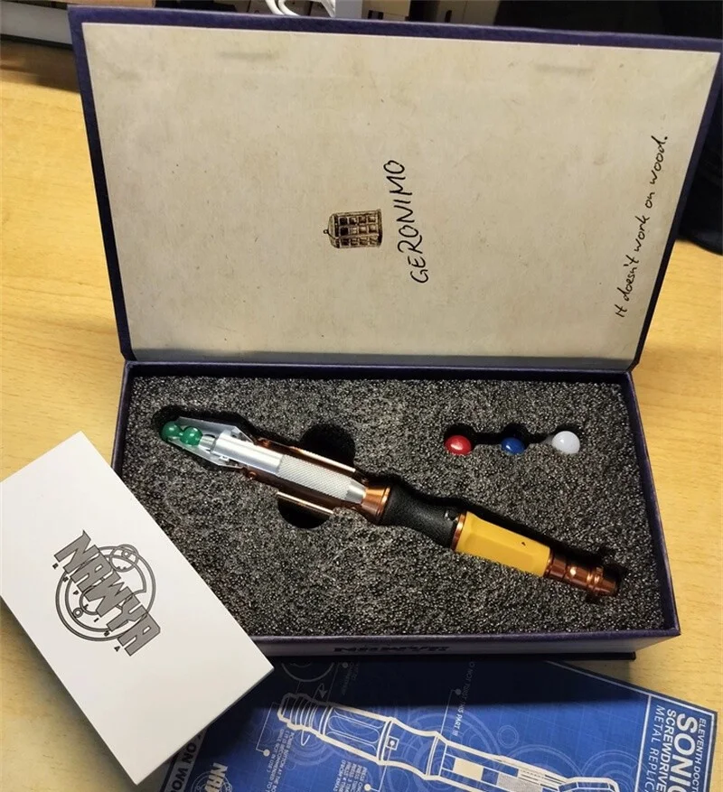 Doctor Who 11th Metal Sonic Screwdriver LED Light Sound Cosplay Prop Replica 1/1, изображение 2