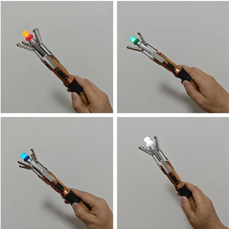 Doctor Who 11th Metal Sonic Screwdriver LED Light Sound Cosplay Prop Replica 1/1, изображение 3