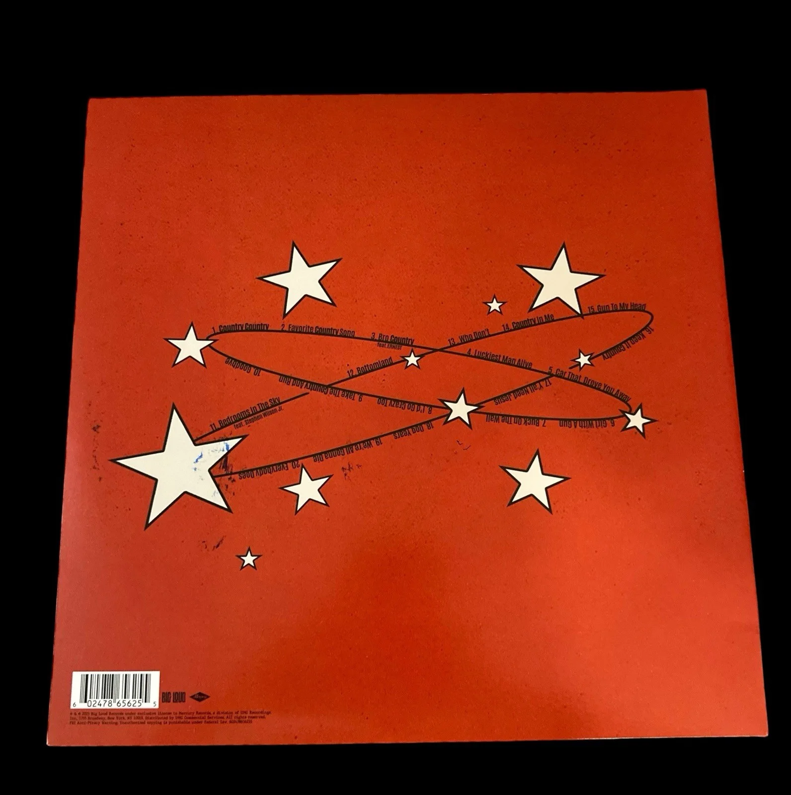 HARDY Signed Vinyl Country! Country! Autographed Auto Album - JSA COA, изображение 2