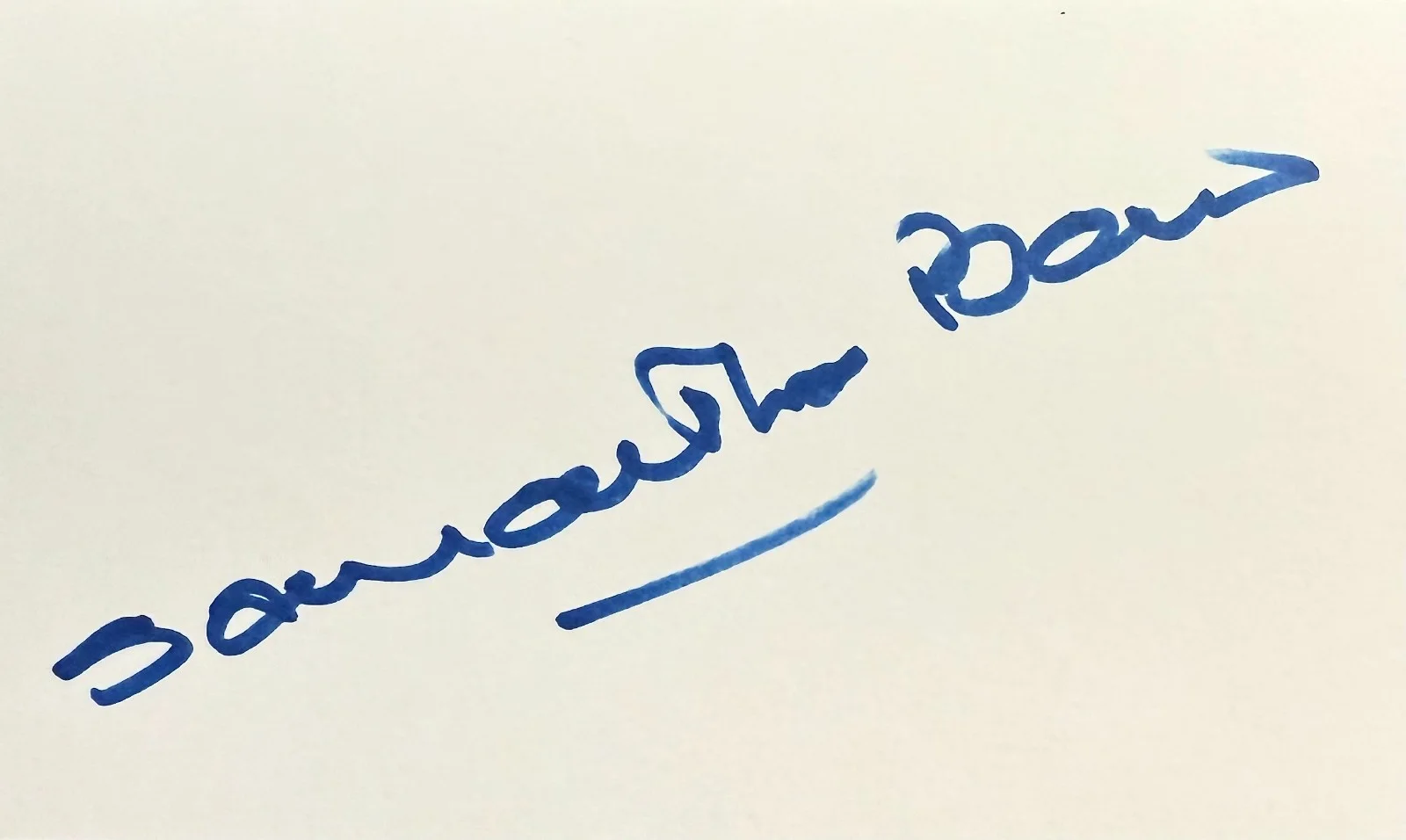 Samantha Bond — SAMANTHA BOND Signed Autograph 3x5 INDEX CARD Hounded Goldeneye Die Another Day