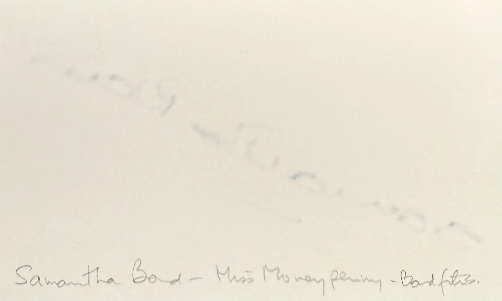 Samantha Bond — SAMANTHA BOND Signed Autograph 3x5 INDEX CARD Hounded Goldeneye Die Another Day, изображение 4