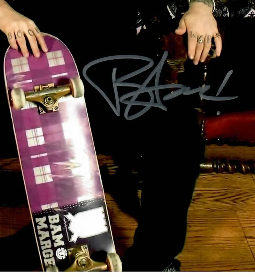 Dan Margera — Dan Margera Jackass Star Pro Skateboarder Signed 8 x 10 Photo TTM COA, image 2