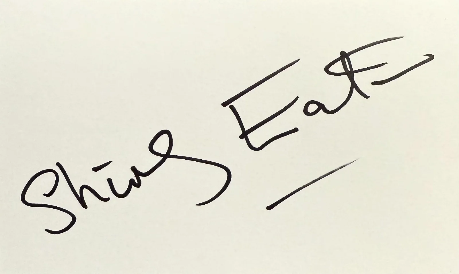 Shirley Eaton — SHIRLEY EATON Signed Autographed 3"x 5" INDEX CARD The Girl from Rio GOLDFINGER, изображение 3