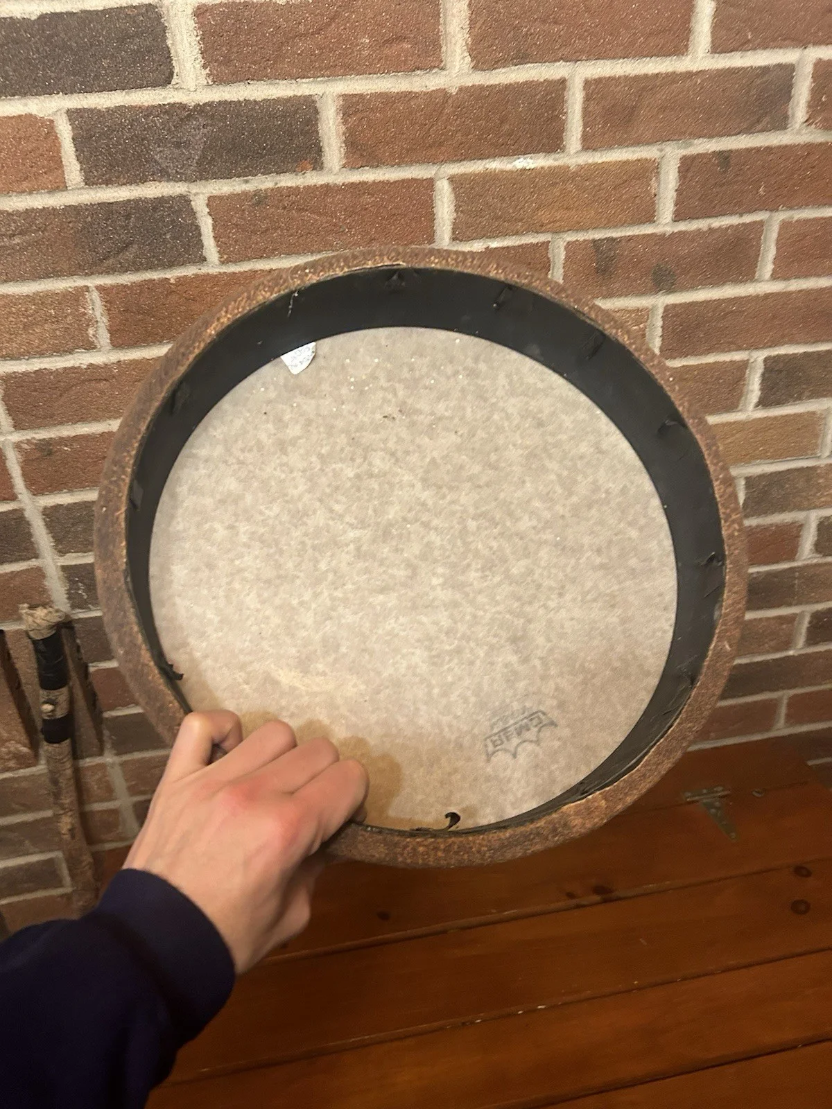 Remo Mondo 14in Nuskyn Drumhead NOS, image 3