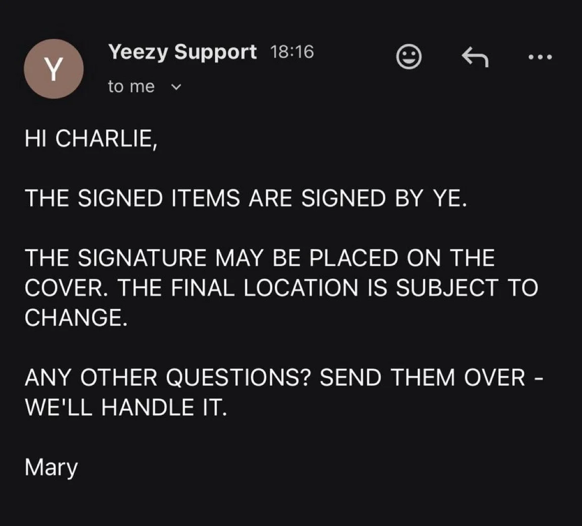 KANYE WEST SIGNED BULLY AUTOGRAPHED CD YE NEW - IN HAND - CANADA 🇨🇦, image 3