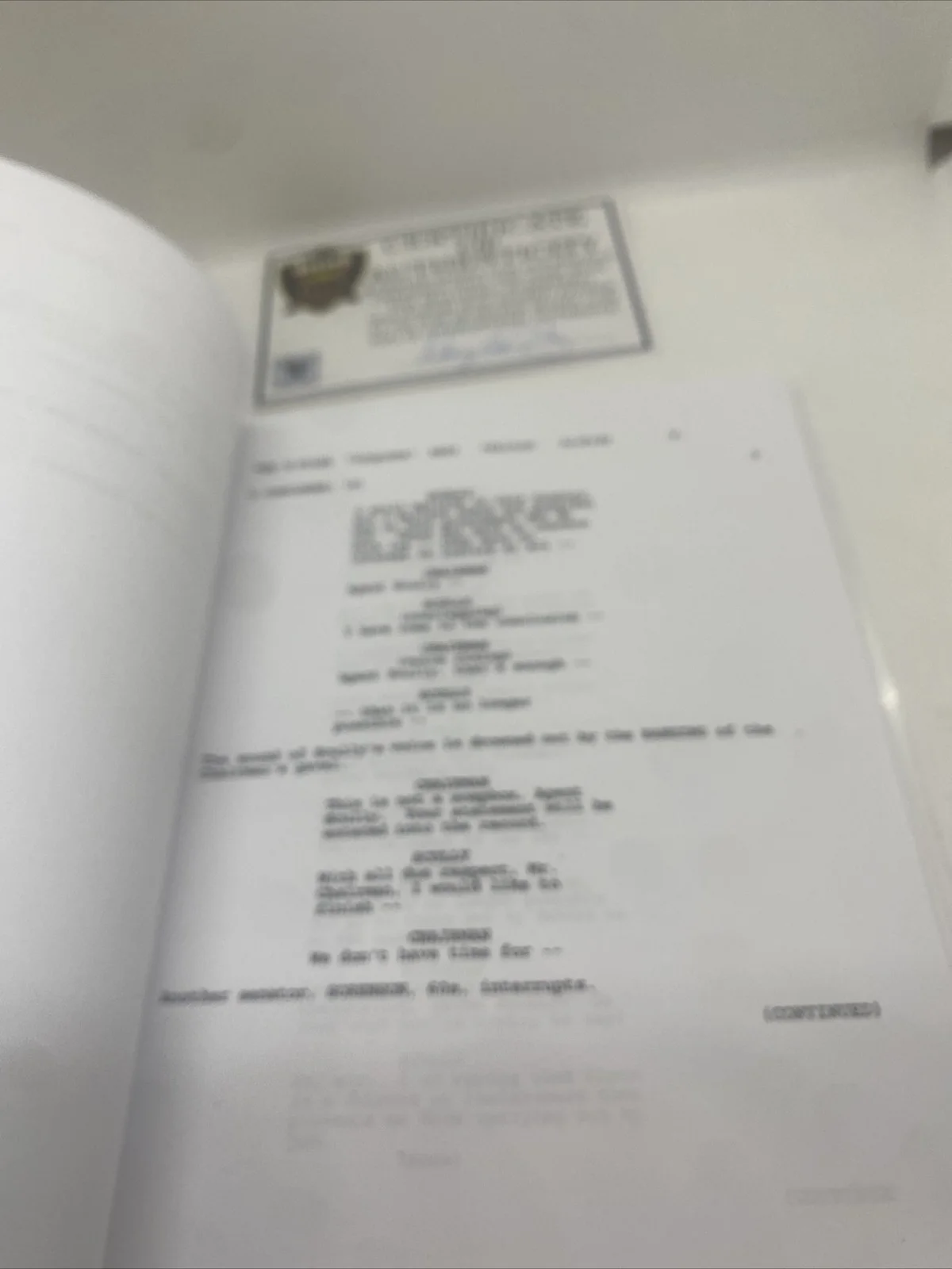 Gilian Anderson — Gillian Anderson Signed X Files Full Episode Script MMC COA Tunguska, изображение 3