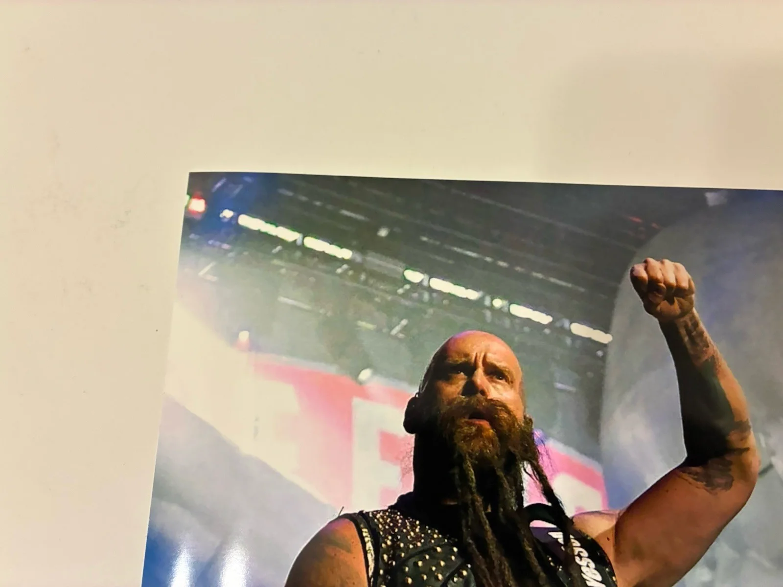 Chris Kael Five Finger Death Punch Autographed 8x10 (proof pic) DAMAGED READ, изображение 5