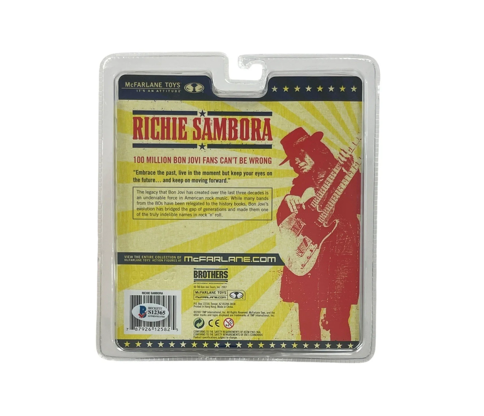 Richie Sambora Autographed Limited McFarlane Action Figure Bon Jovi Signed BAS, image 4