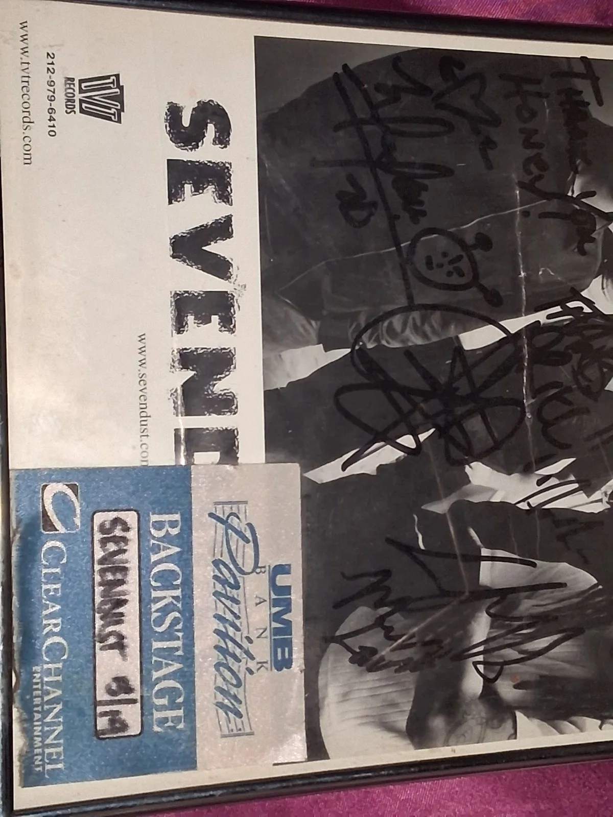 Sevendust Promotional Press Photo Signed In-Person, image 4