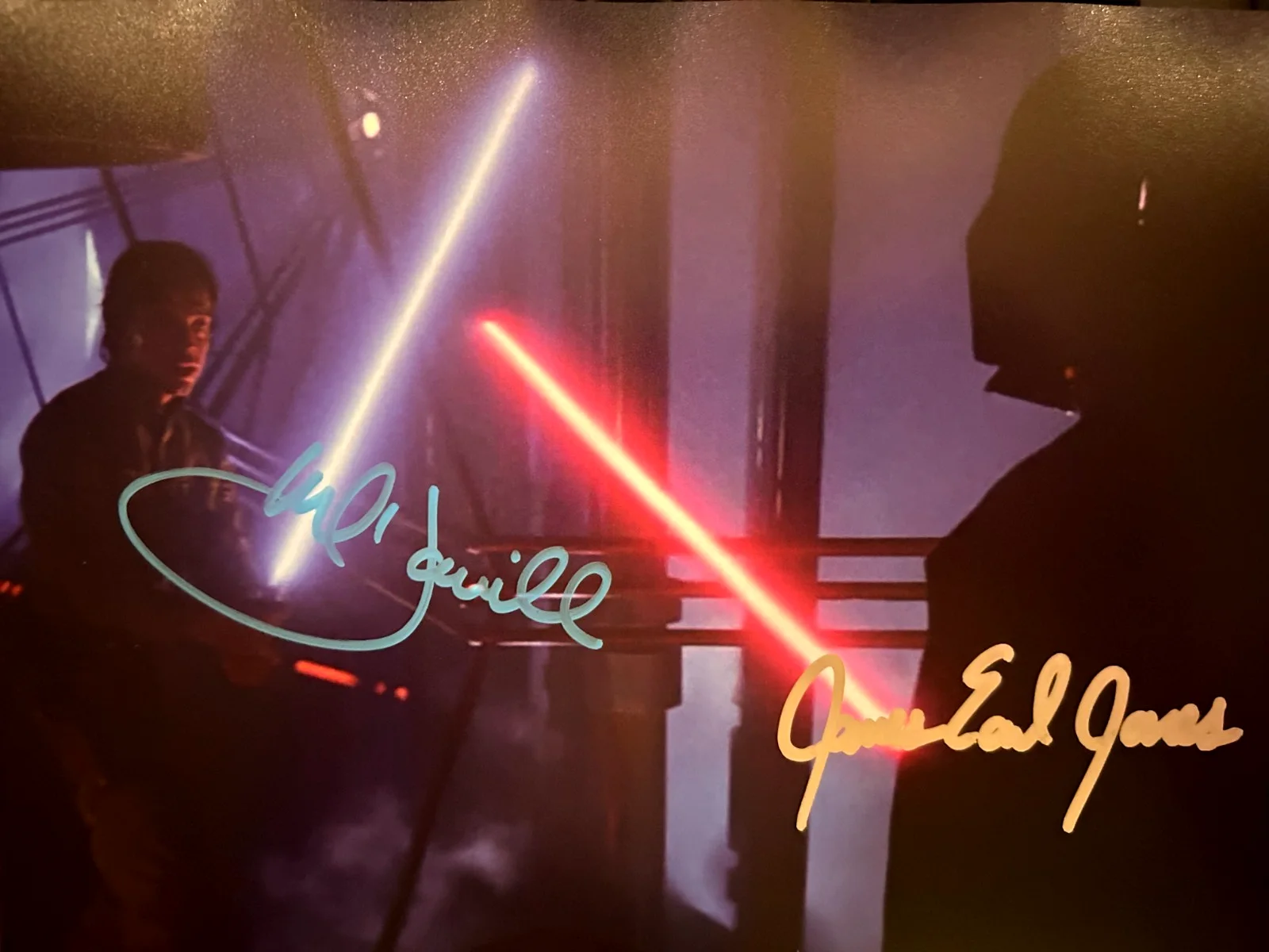 James Earl Jones, Mark Hamill — STAR WARS Signed (JAMES EARL JONES, MARK HAMILL) 8x10" Authentic Autograph w/COA, изображение 3