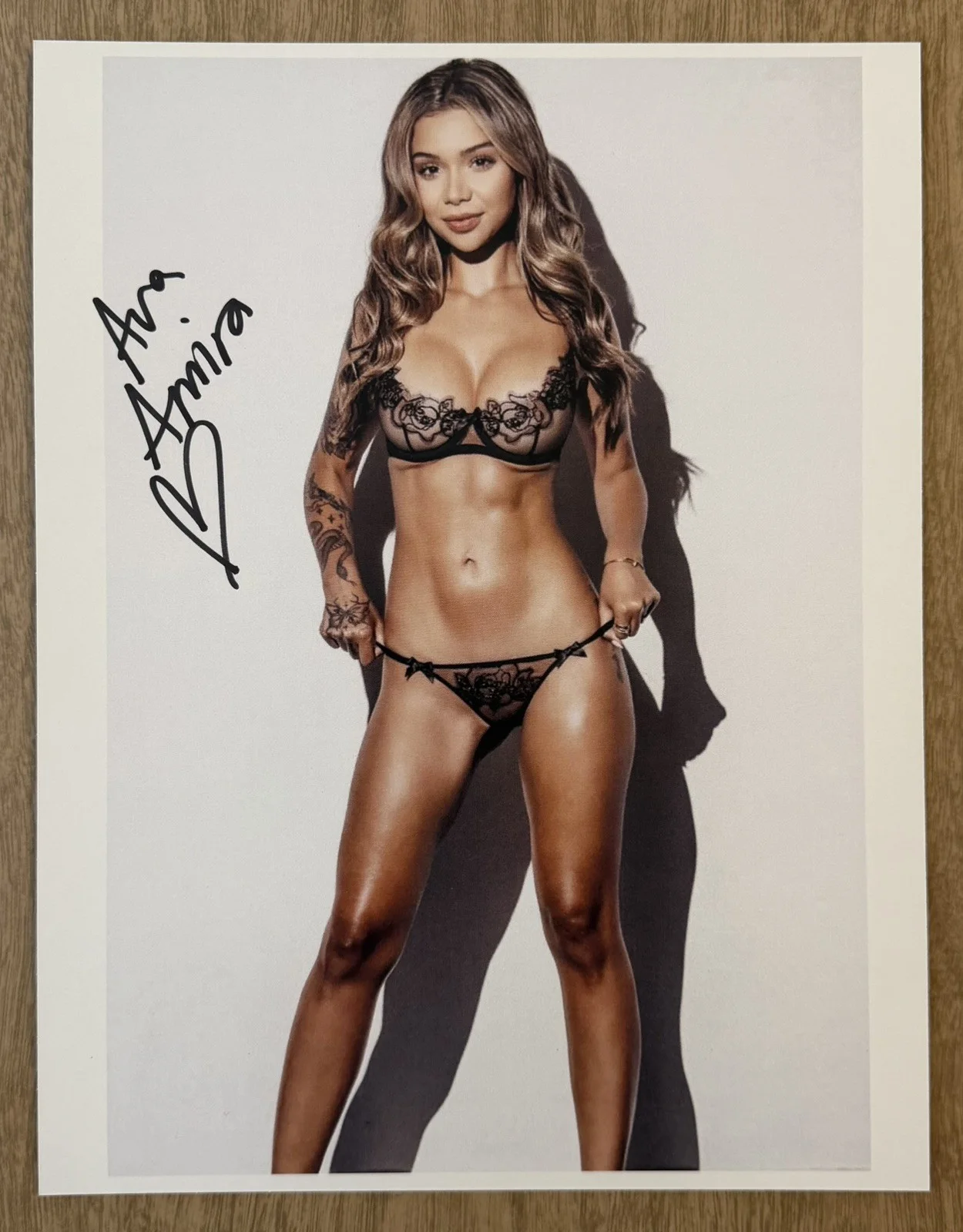 Ava Devine — Ava Amira Adult Model Autographed 8.5x11 Photo