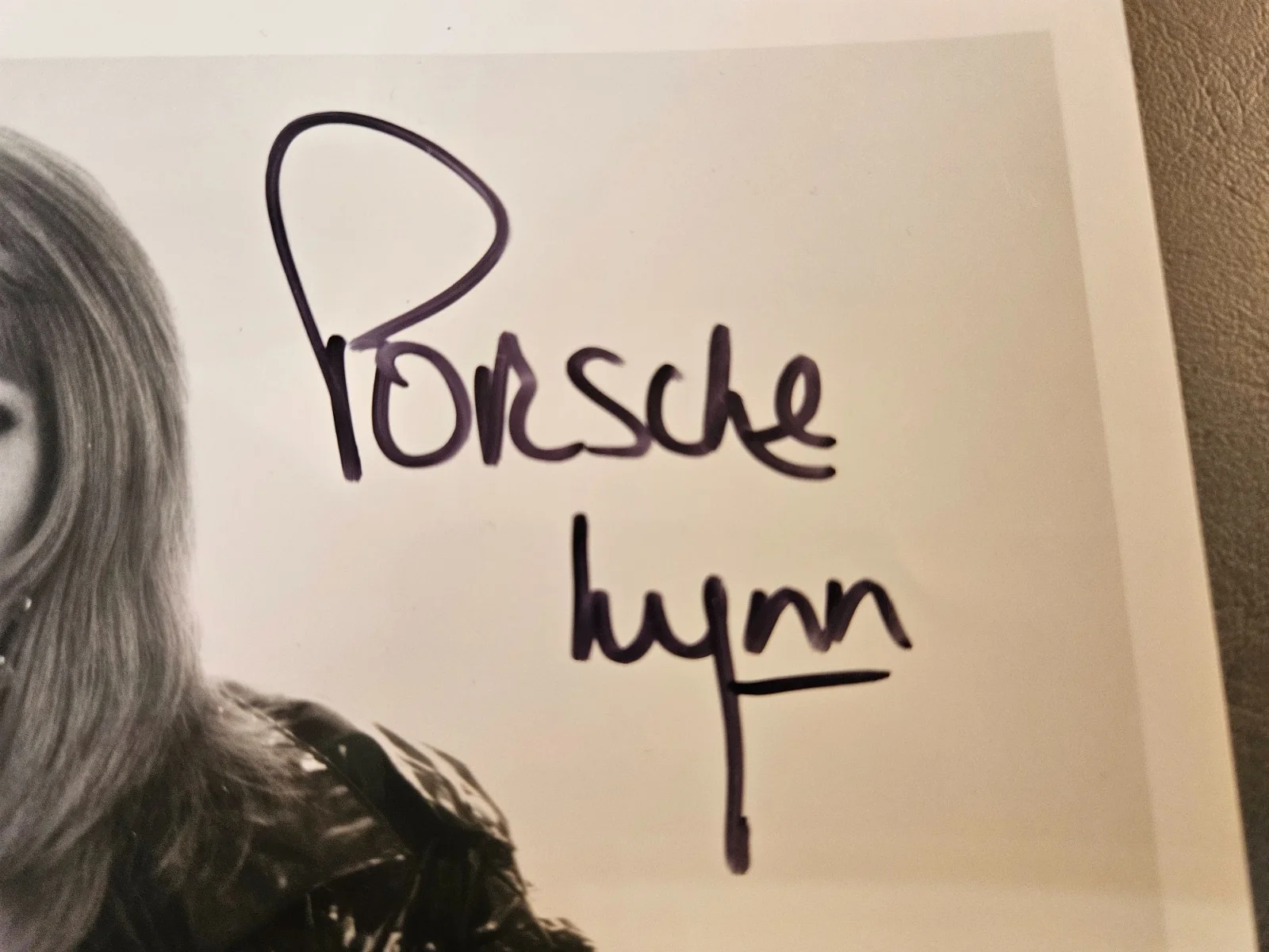 PORSCHE LYNN "SWEET DREAMS" Signed Autographed Porn Star Sexy Model 8x10 Photo, изображение 3