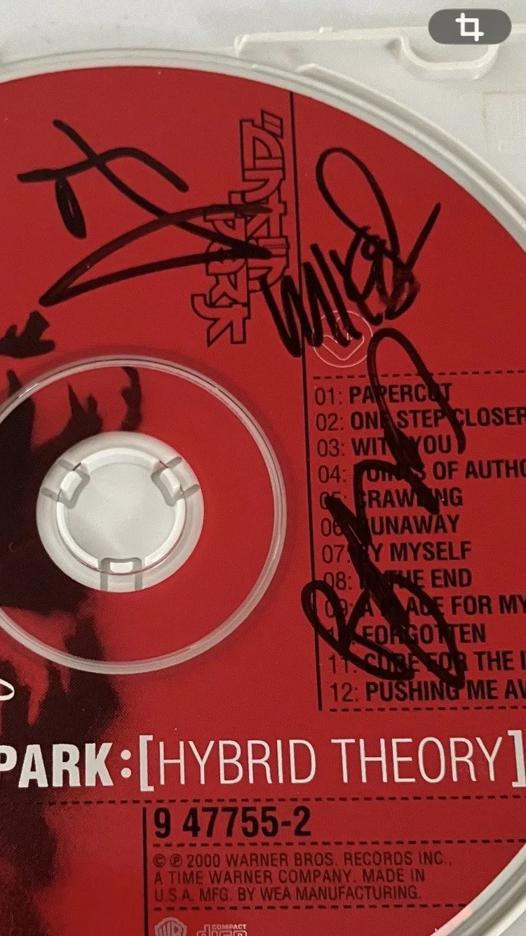 LINKIN PARK HYBRID THEORY SIGNED/AUTOGRAPHED CD WITH COA ORIGINAL MEMBRS NOCHEST, изображение 2