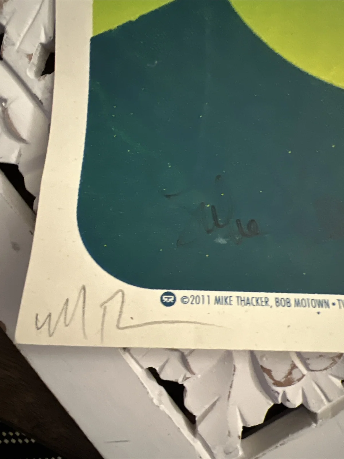 The Rapture Signed Poster Pomona 2011 Autographed Glasshouse 57 of 67 Dance, изображение 5