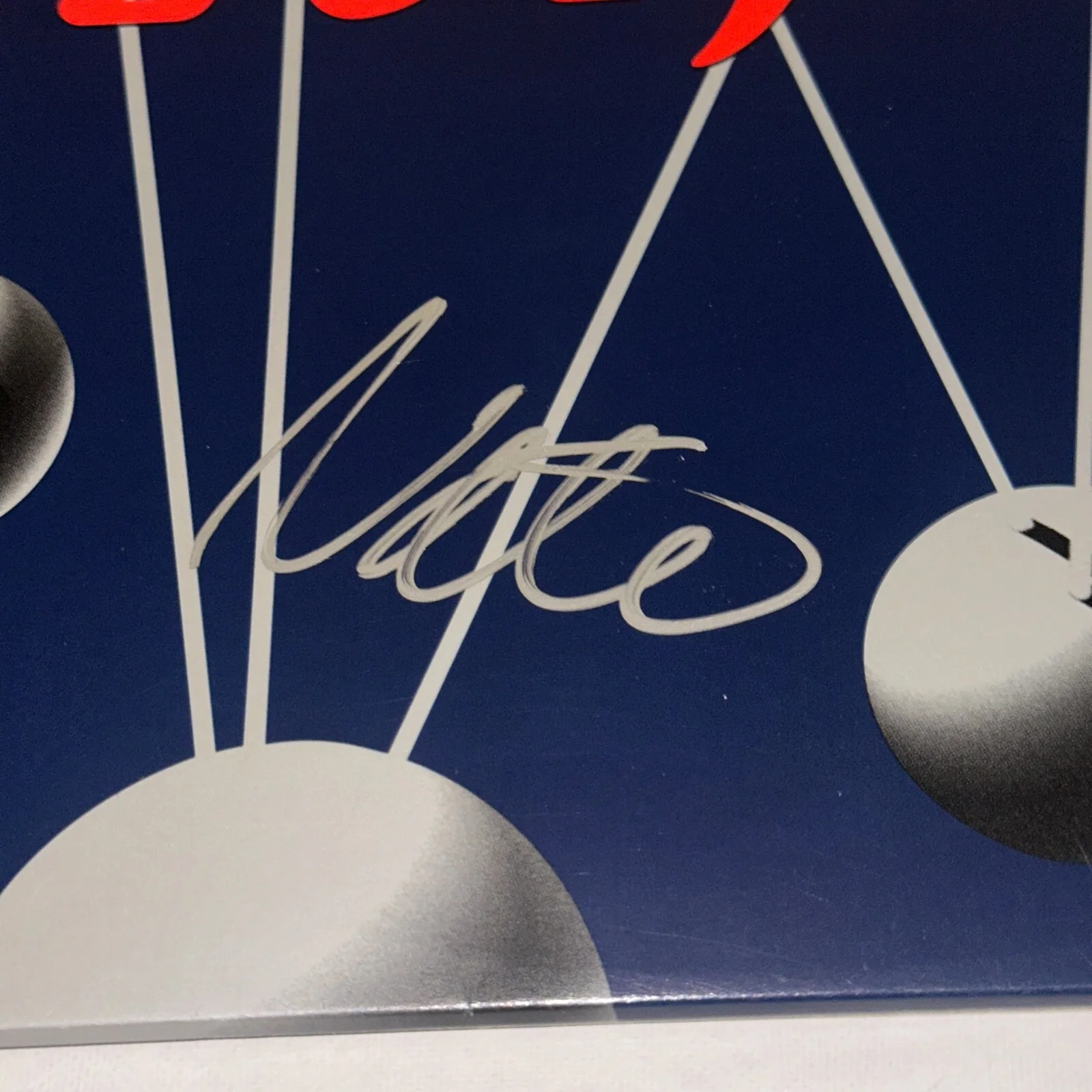 GROHL, HAWKINS (Vintage) & MENDEL Signed FOO FIGHTERS LP ALBUM COVER Beckett LOA, изображение 4