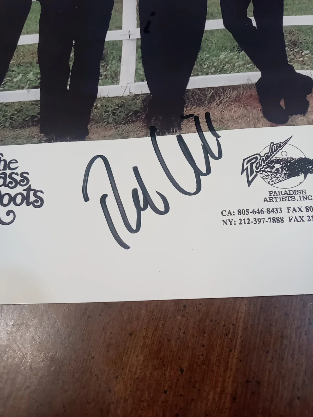 Rob Grill Joe Dougherty Dual Autographed 8X10 Photo The Grass Roots In Person, изображение 2