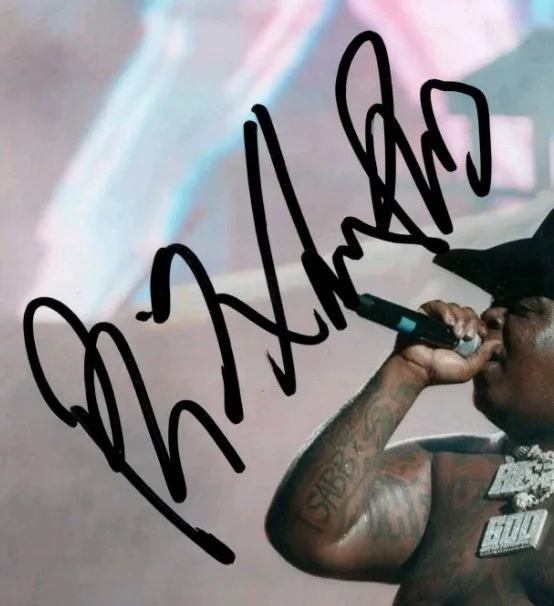 Bigxthaplug Rapper Signed 8X10 Photo Autograph UG COA All The Way, image 2