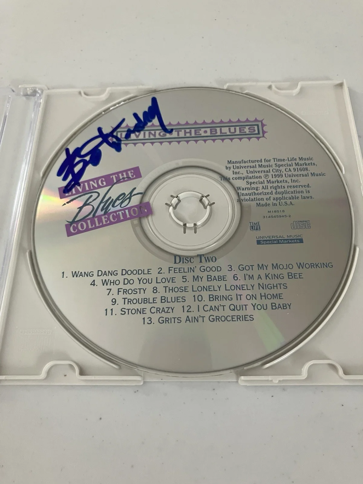 BO DIDDLEY SIGNED / AUTOGRAPHED CD WITH COA, image 2