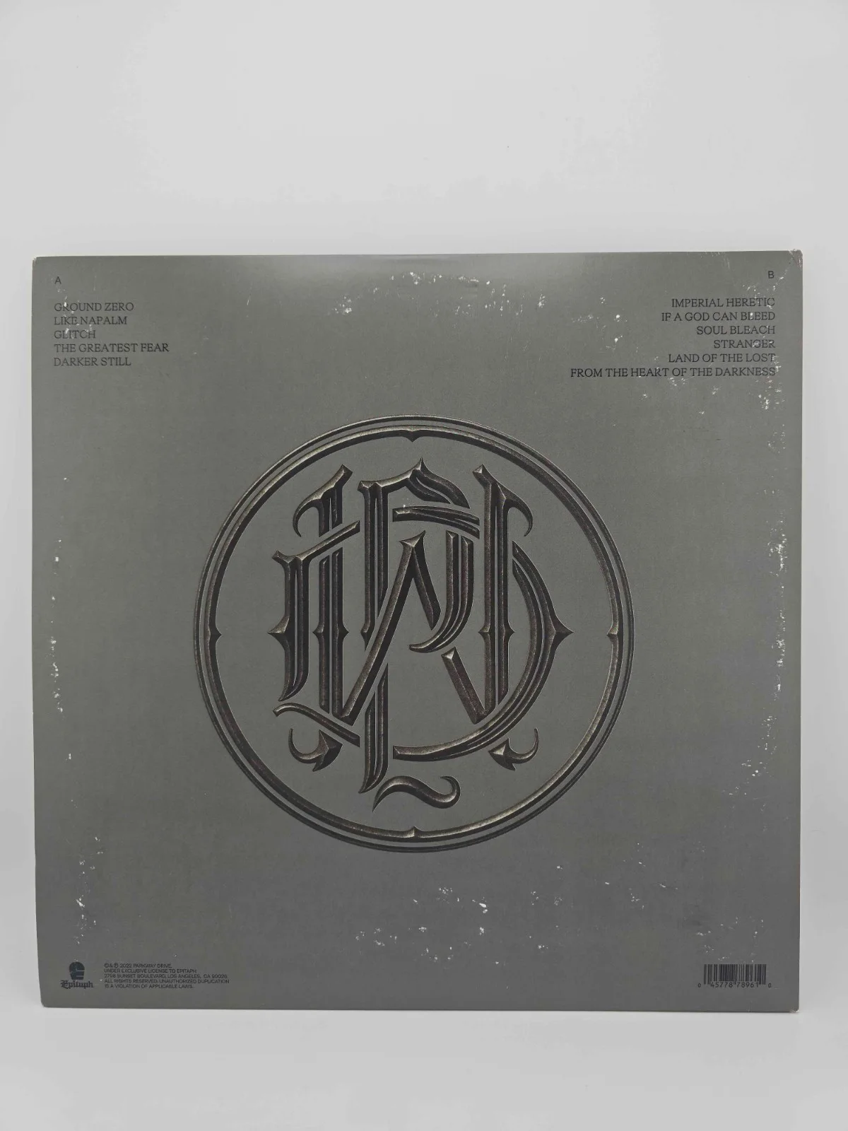 SIGNED Parkway Drive - Darker Still TOUR EXCLUSIVE Clear With Red Smoke Vinyl LP, image 2