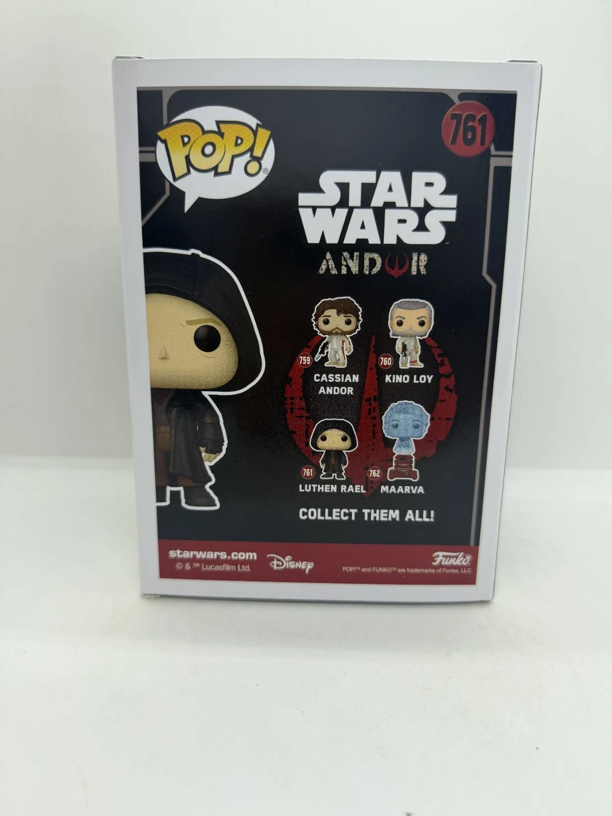 stellan skarsgaard — Stellan Skarsgaard Signed Star Wars Andor Luthen Rael Funko Pop #761 SWAU #2, изображение 4