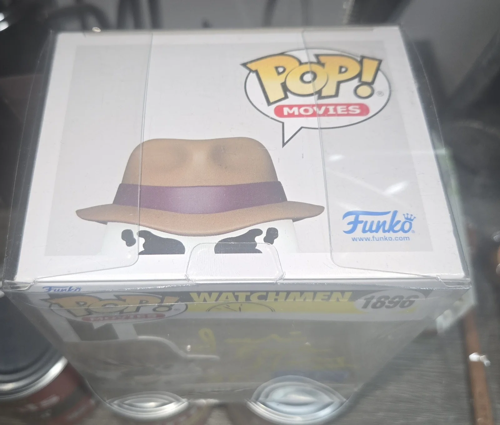 Jackie Earle Haley — Jackie Earle Haley autographed signed Watchmen Rorschach Funko Pop #1896 Proof, image 4