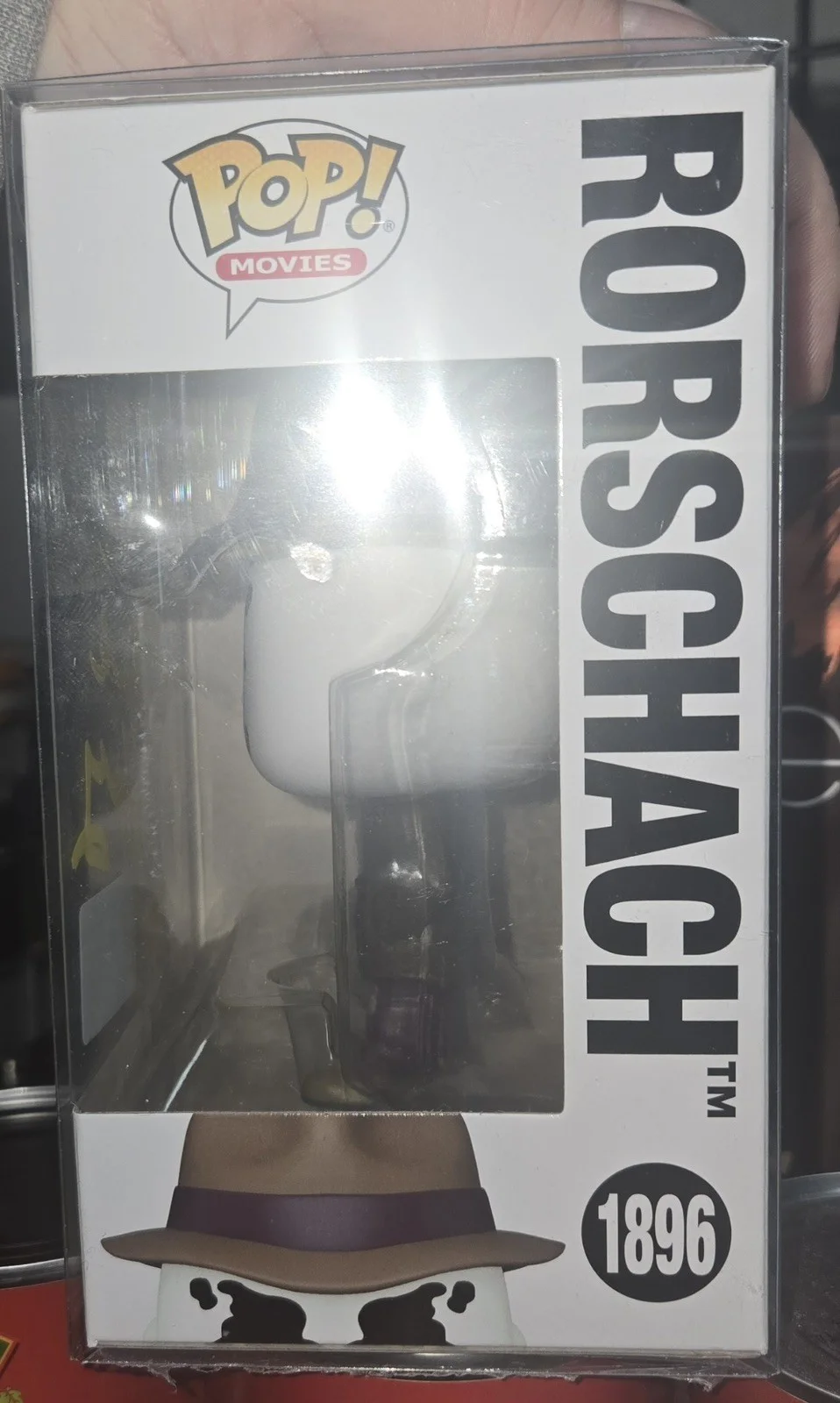 Jackie Earle Haley — Jackie Earle Haley autographed signed Watchmen Rorschach Funko Pop #1896 Proof, image 5