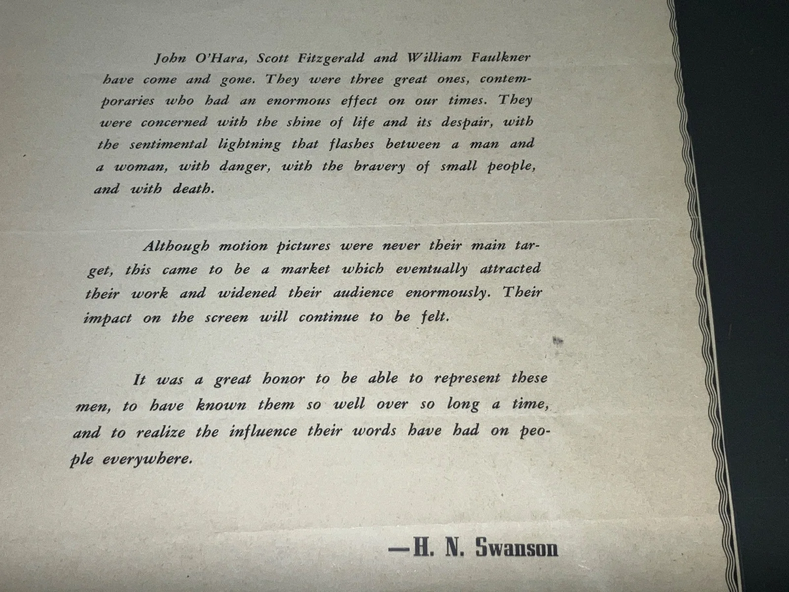 Harry Ruby — HARRY RUBY (1970) Orig. Signed Note to Super-agent H.N. Swanson On Trade Paper!, image 3