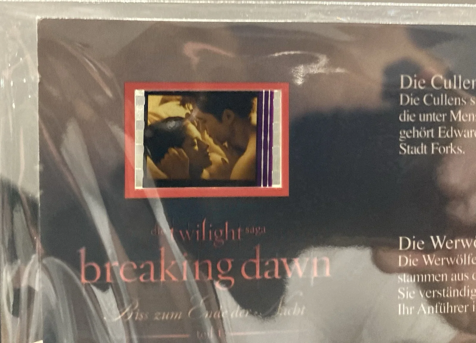 Rare - The Twilight Saga - Breaking Dawn Part 1 - German - Senitype Film Cell, image 3