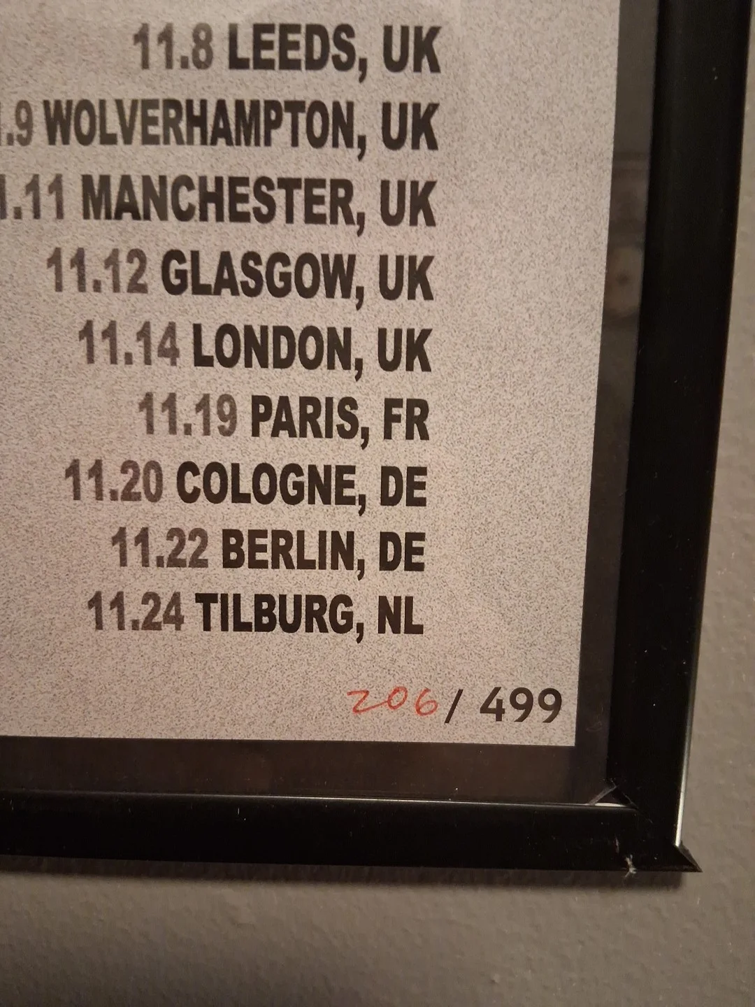 RARE Corey Taylor 2023 World TOUR POSTER 15x19, изображение 2