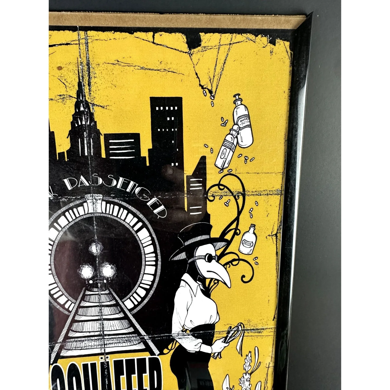 Schaffer the Darkloard NYC Rapper Comedian Sick Passenger Poster Signed, изображение 4