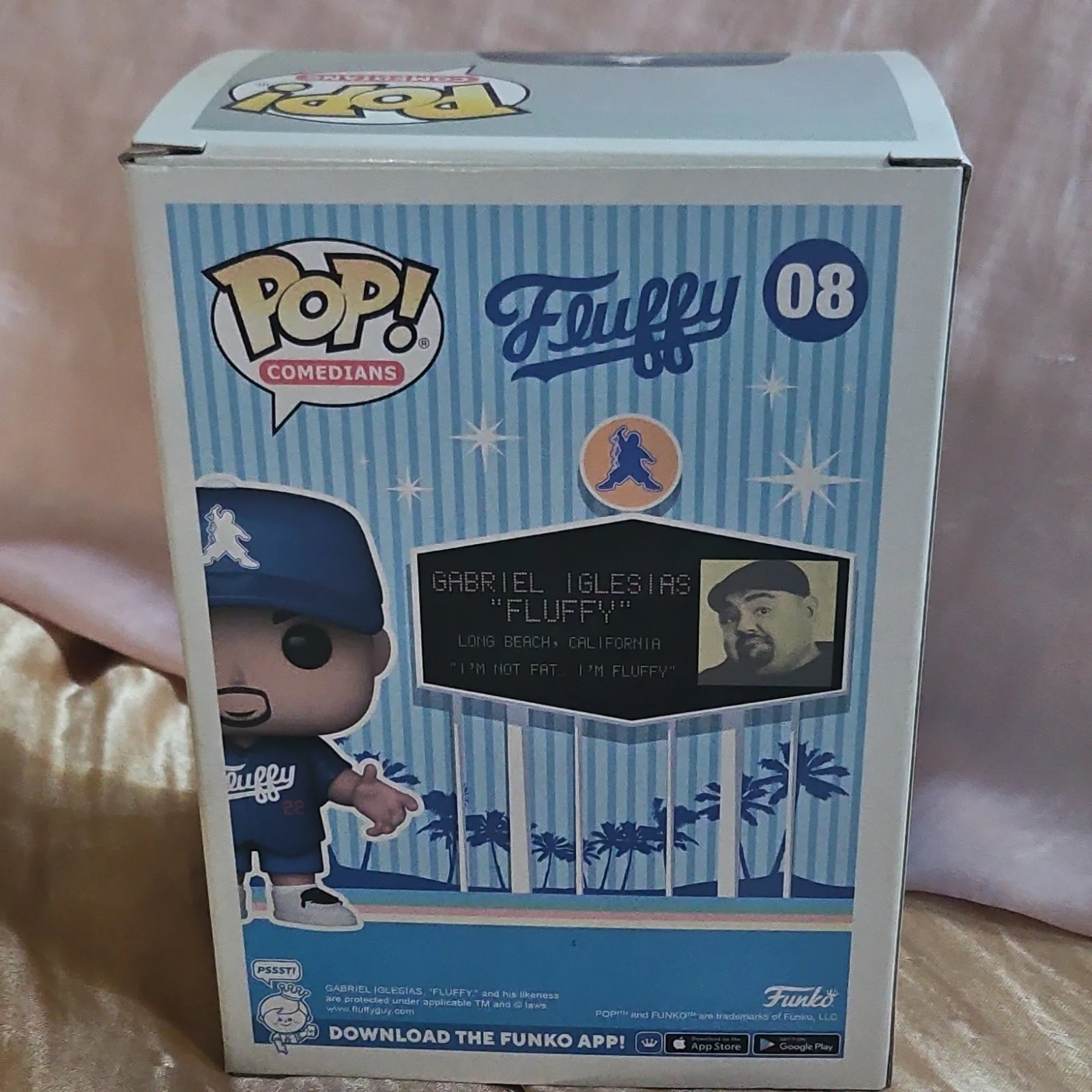 Gabriel Iglesias — Funko Pop Comedians Stadium Fluffy #08 Signed Gabriel Iglesias Vinyl Figure, изображение 2