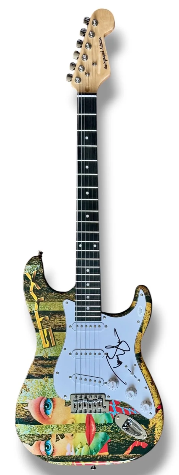 Tommy Shaw Signed Guitar Custom Graphics JSA COA Styx The Grand Illusion, image 3