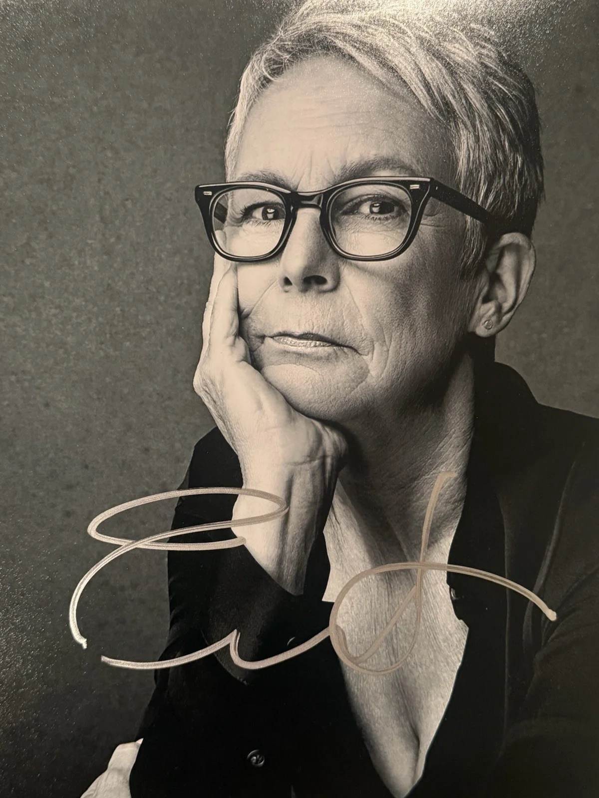 Jamie Lee Curtis — JAMIE LEE CURTIS SIGNED 11x14 PHOTO MICHAEL MYERSxLAURIE STRODE BECKETT BQ95656, изображение 2