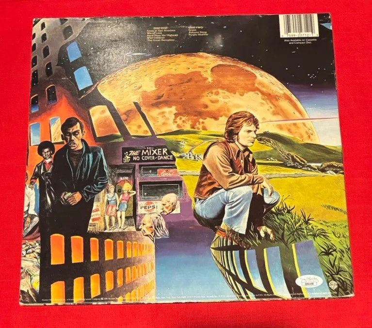 Van Morrison HARD NOSE THE HIGHWAY Vinyl Album Signed Autographed JSA, изображение 2
