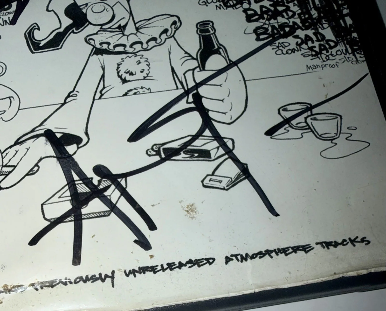 Atmosphere Sad Clown Bad Dub 4 DVD SIGNED x2 Slug & Ant Autographed Cover + Disc, изображение 3