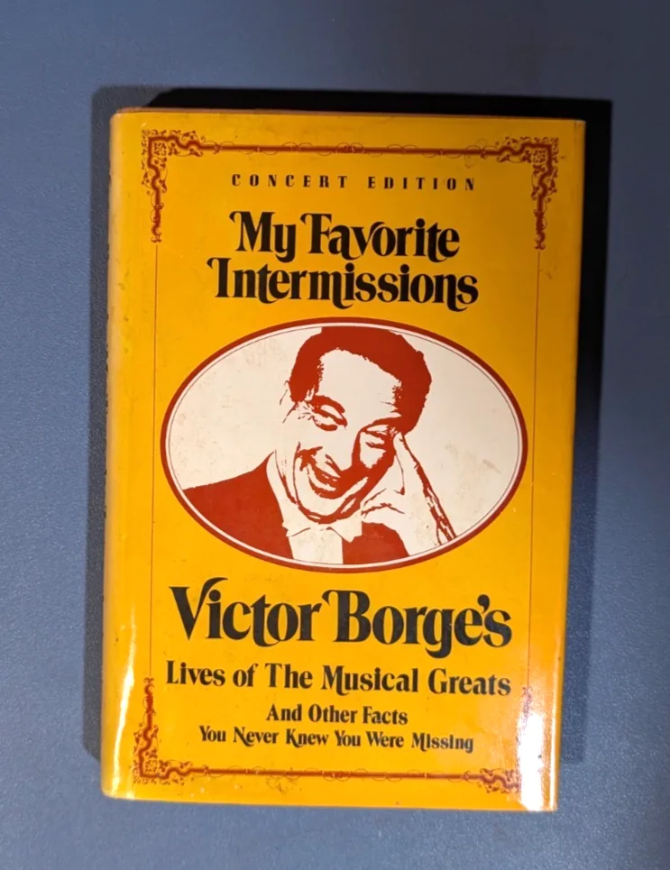 Victor Borge — Victor Borge's signed book & 4 programs 1971 My Favorite Intermissions, image 2