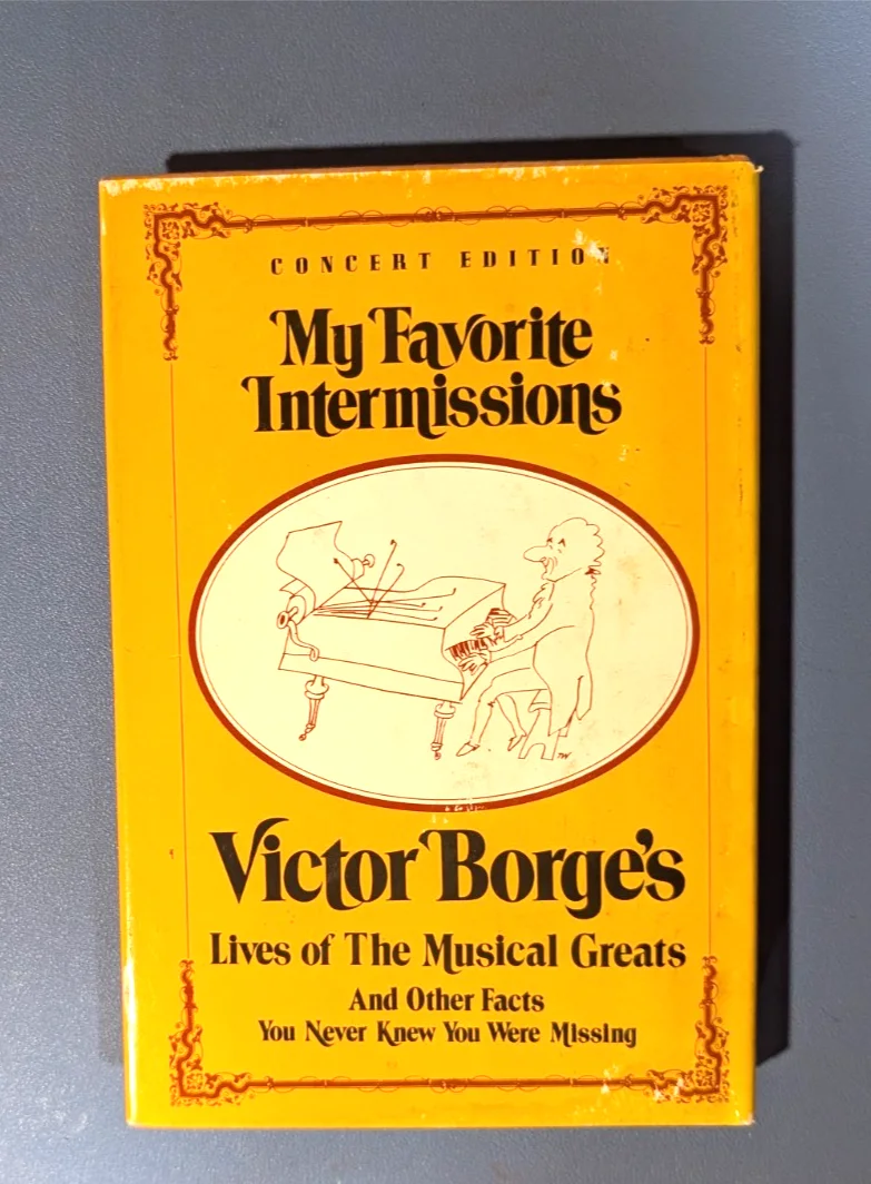Victor Borge — Victor Borge's signed book & 4 programs 1971 My Favorite Intermissions, image 4