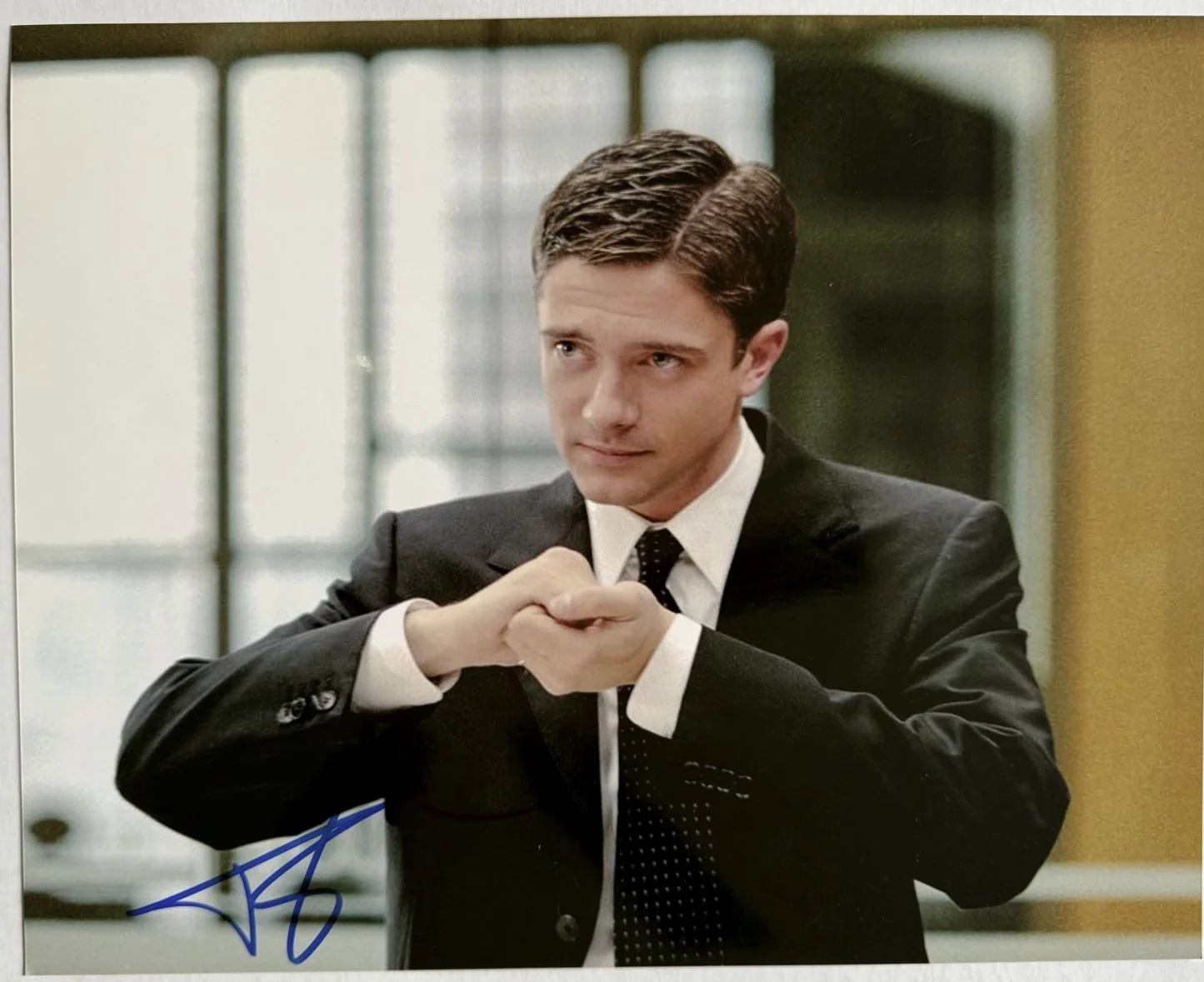 Topher Grace — Topher Grace Signed Autographed "In Good Company" Glossy 8x10 Photo