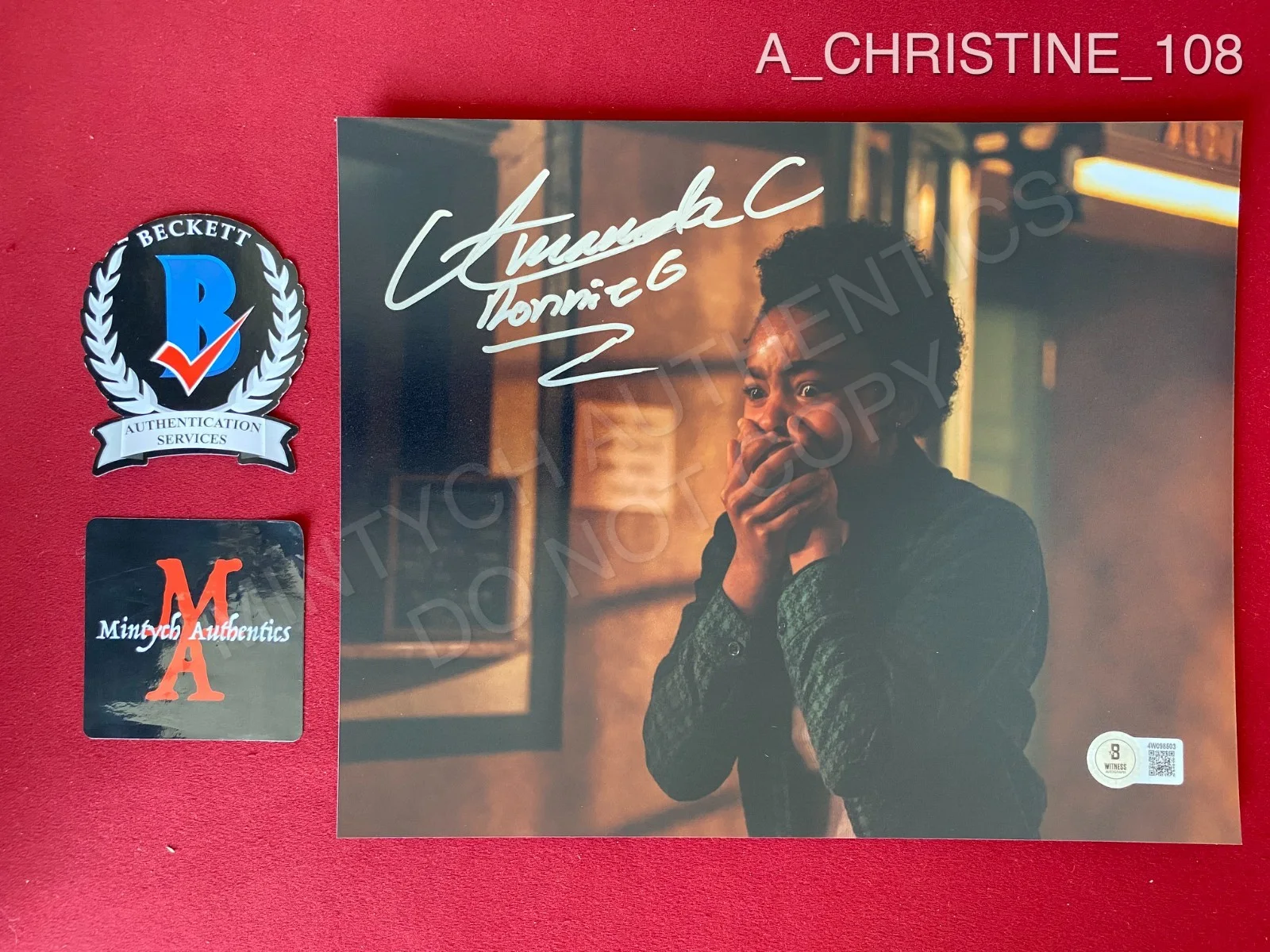 Amanda Christine — Amanda Christine autographed signed 8x10 photo IT: Welcome to Derry Beckett COA