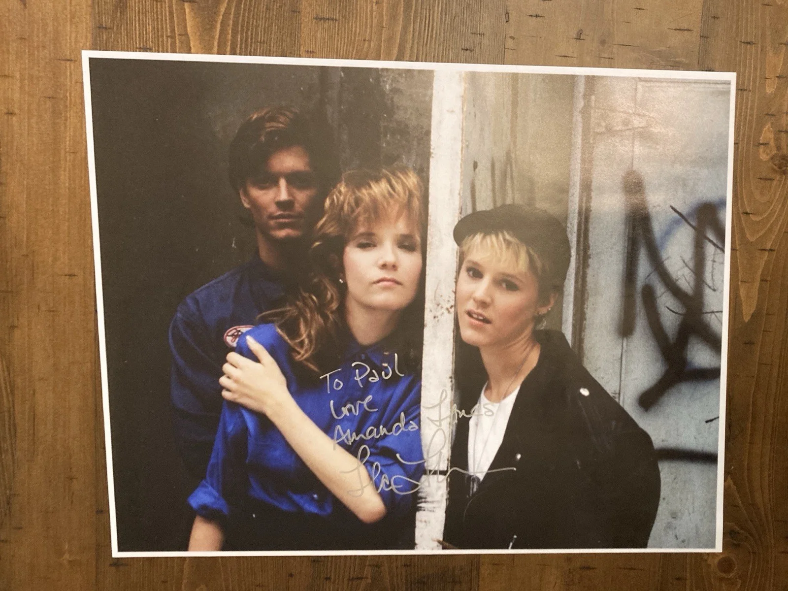 Lea Thompson — Lea Thompson “Amanda” autographed signed 16x20 photo Some Kind Of Wonderful