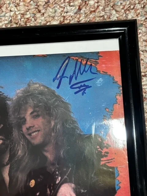 Steven Adler Guns and Roses Signed Poster, image 2