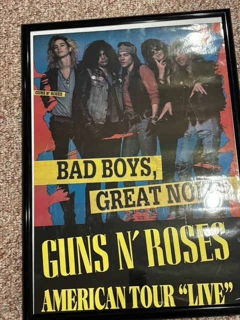 Steven Adler Guns and Roses Signed Poster, image 4