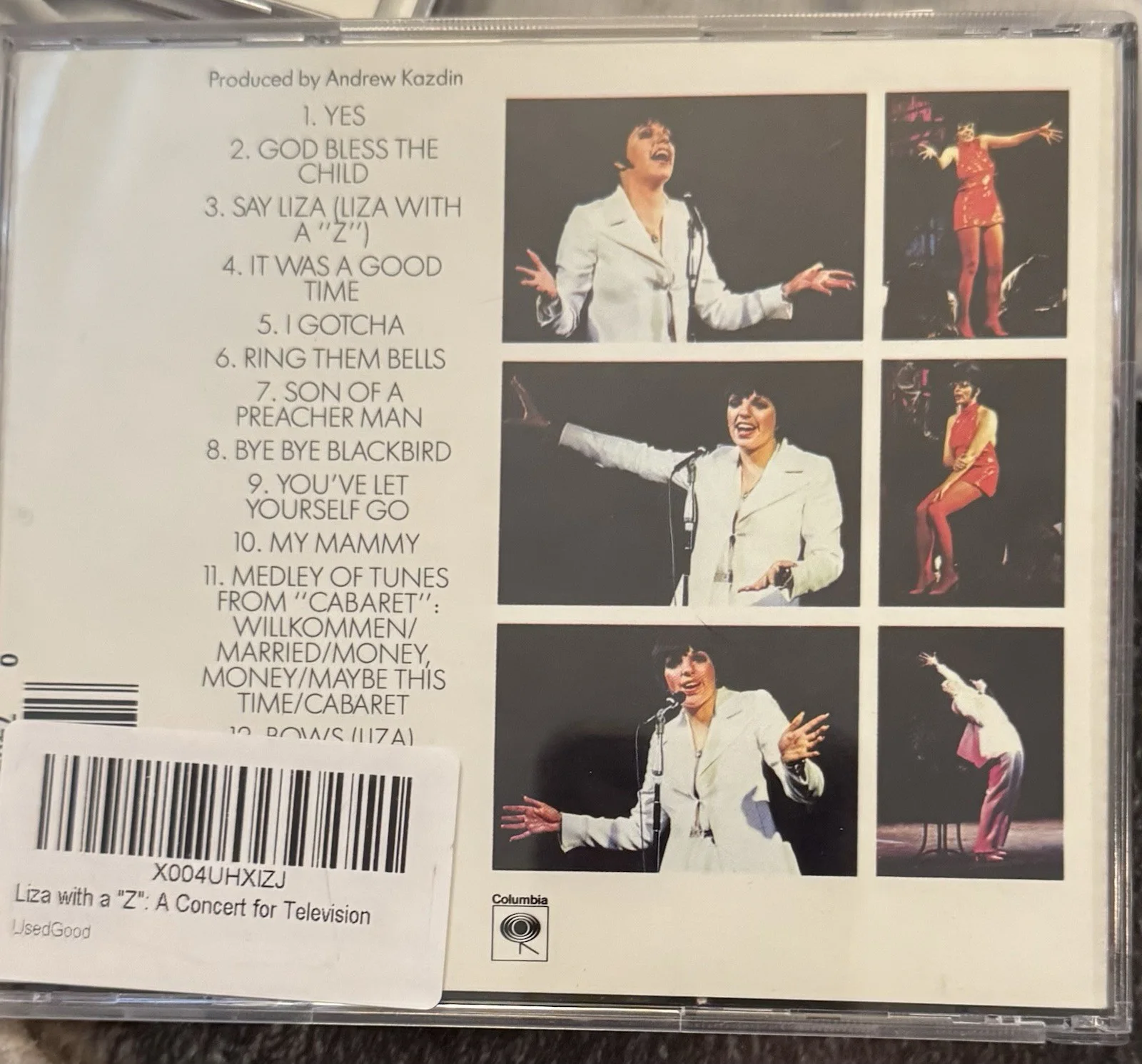 Liza Minnelli Signed Autographed Cd Liza With A Z , Icon , Broadway, image 2