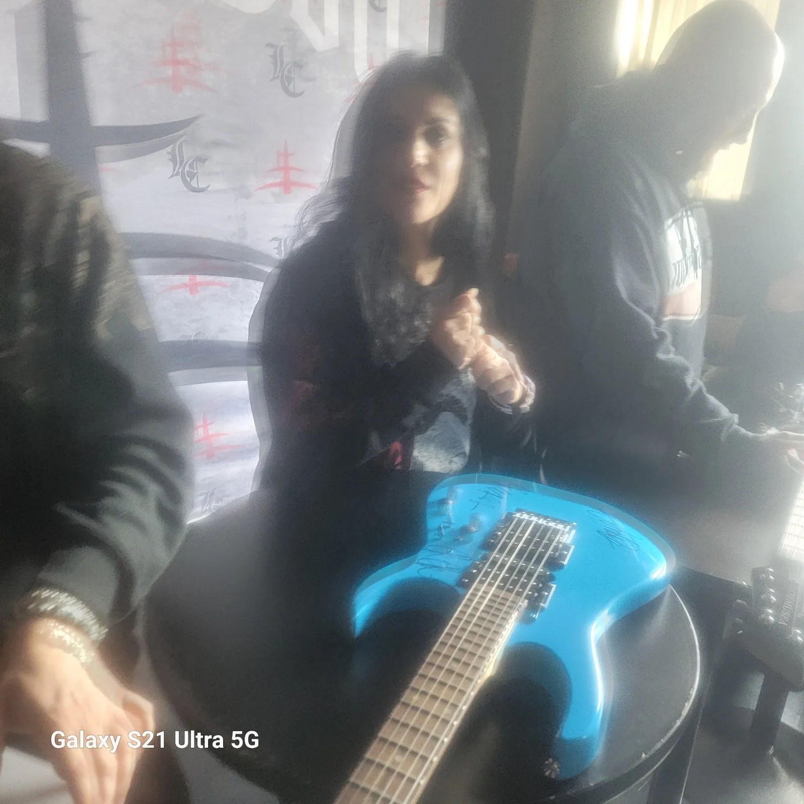 Lacouna Coil Signed Guitar, image 4