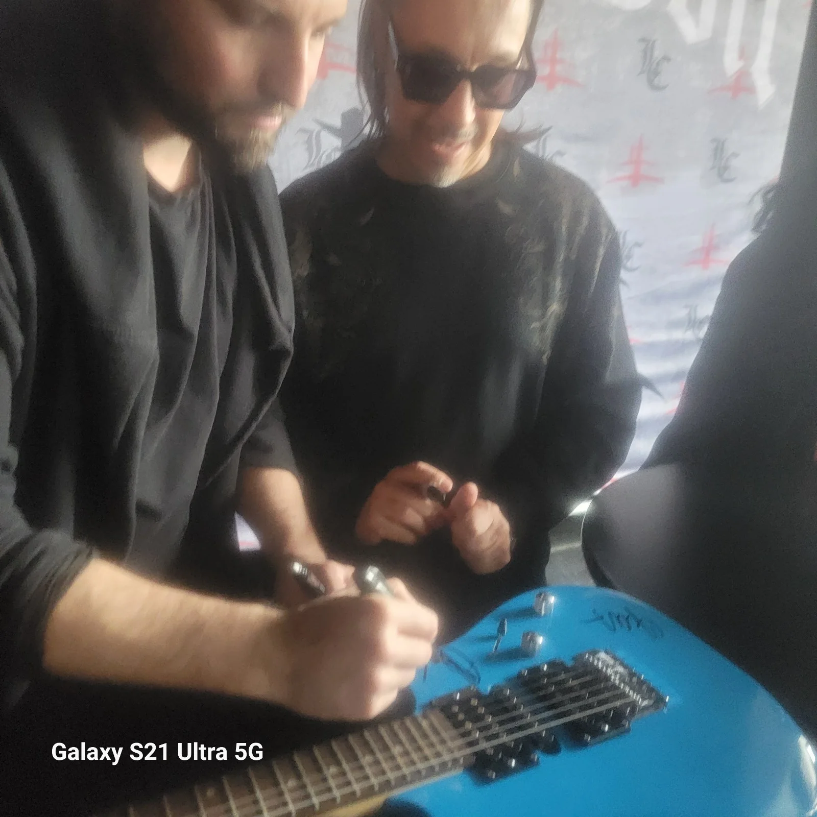 Lacouna Coil Signed Guitar, image 5
