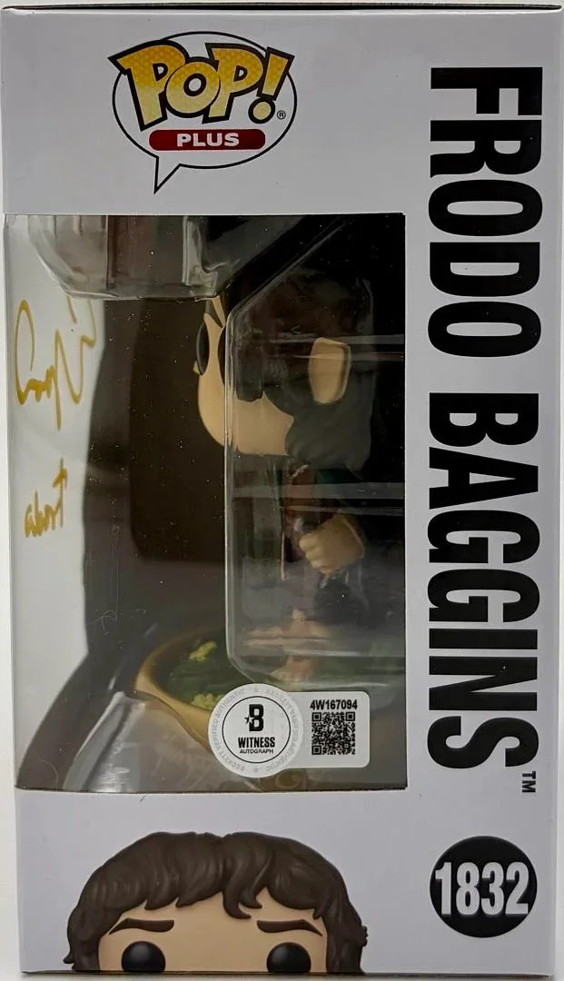 Elijah Wood signed "Frodo" Funko #1832 w/char name (Lord of the Rings) - Beckett, изображение 3