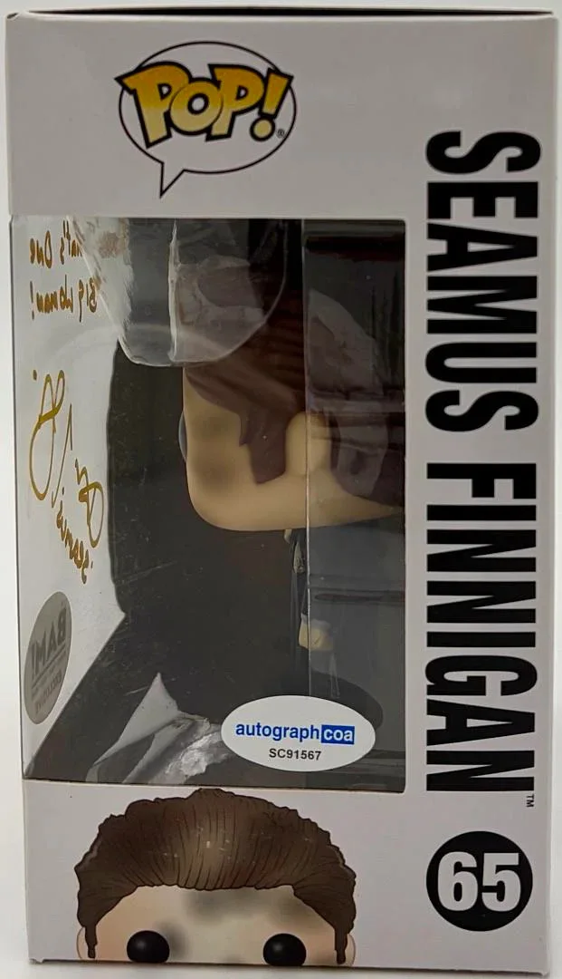 Devon Murray signed Funko #65 "Seamus Finnegan"w/quote (Harry Potter) - ACOA COA, изображение 3