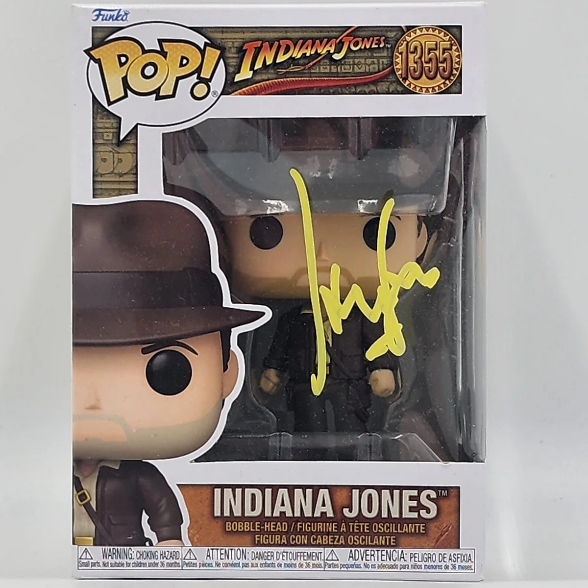 Harrison Ford — Harrison Ford Signed Indiana Jones Funko (1355)