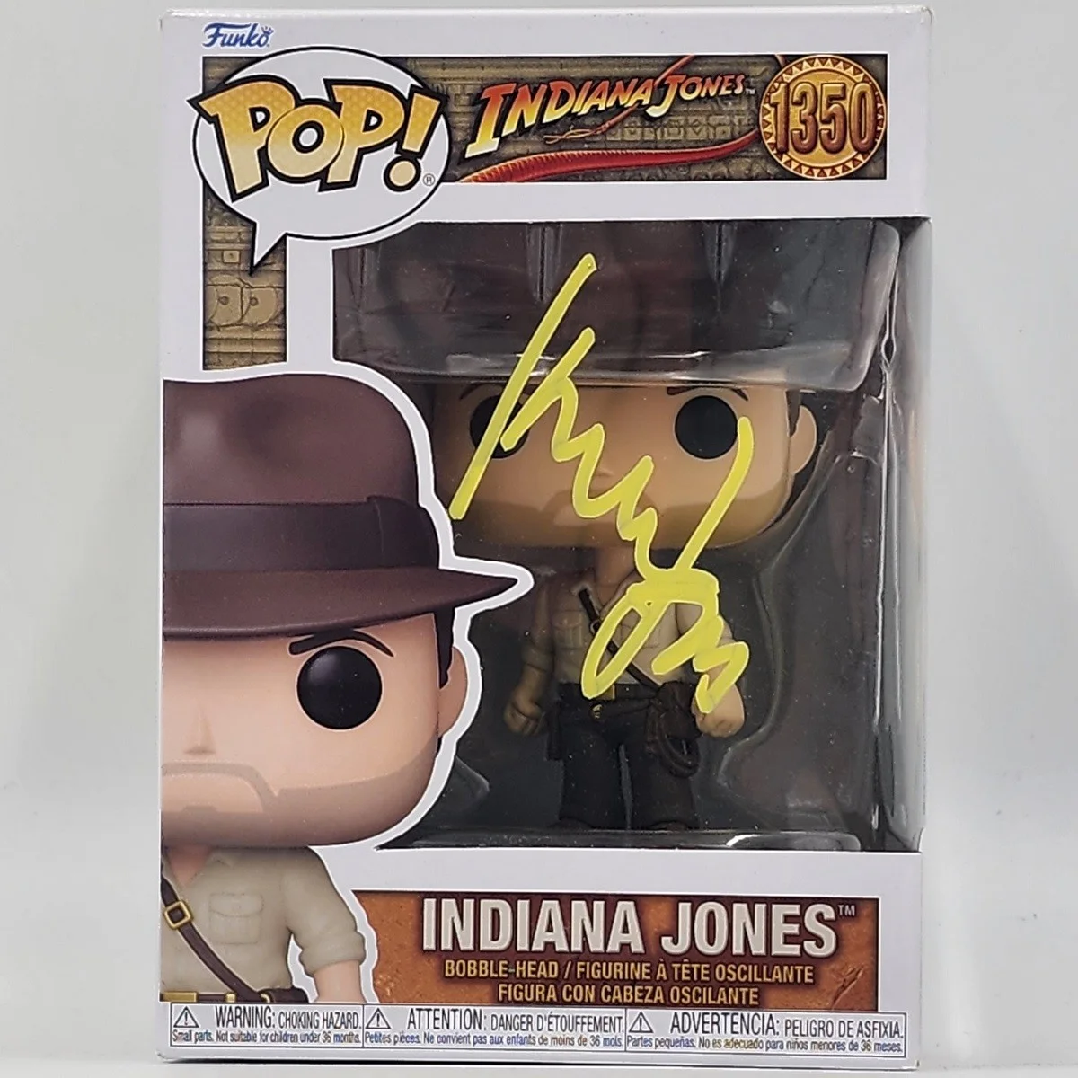 Harrison Ford — Harrison Ford Signed Indiana Jones Funko (1350)