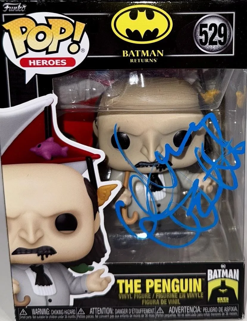 Danny Devito Signed Funko Pop #339 "The Penguin" Batman Returns-Beckett COA #02, image 2